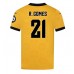 Maillot de foot Wolves Rodrigo Gomes #21 Domicile vêtements 2025-26 Manches Courtes
